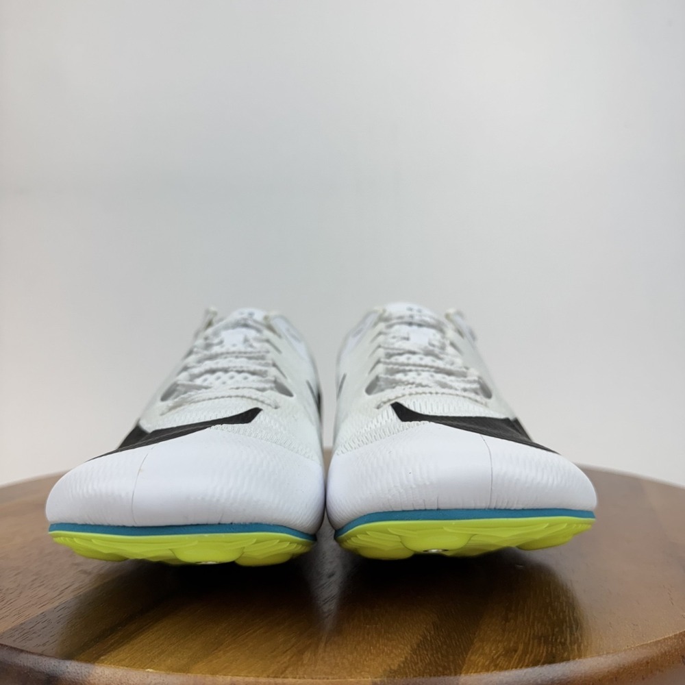 New NWOB Mens Nike Zoom Rival Sprint White Spiked Track Running Shoes Size 14 - Picture 3 of 9